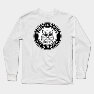 Northern Soul All-nighter Owl Long Sleeve T-Shirt